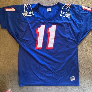90s Wilson Vintage Drew Bledsoe 11 Patriots Jersey